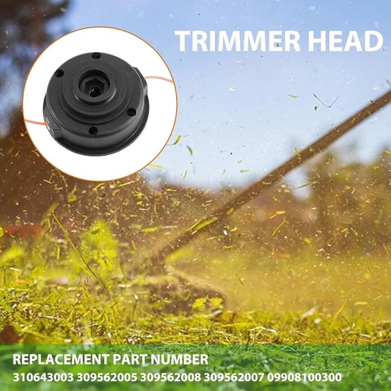 Upgraded Replacement Trimmer Head With Bump Knob For Ryobi BC30 RY30004A RY30020 Series - Image 3